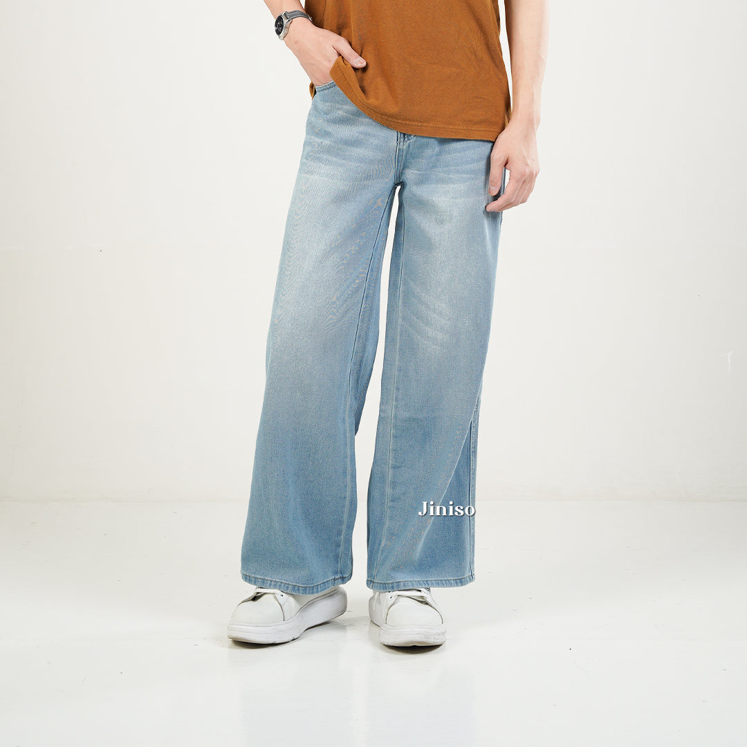 JINISO Baggy Loose Jeans Pria 651