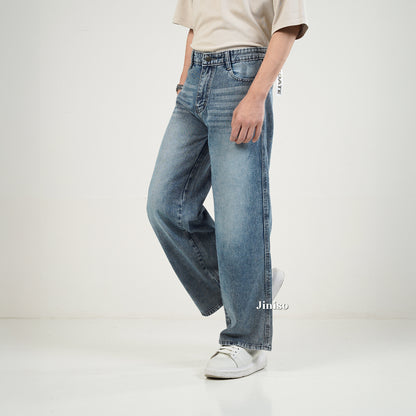 JINISO Baggy Loose Jeans Pria 657