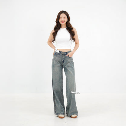 JINISO - Highwaist Oversize Baggy Loose Jeans 777 WEEKEND