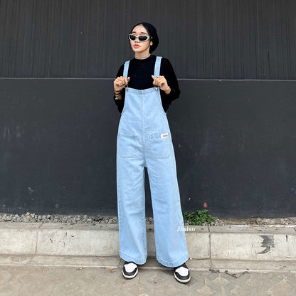 JINISO - Jumpsuit 101 Overall Celana Jeans Panjang 2 Pocket