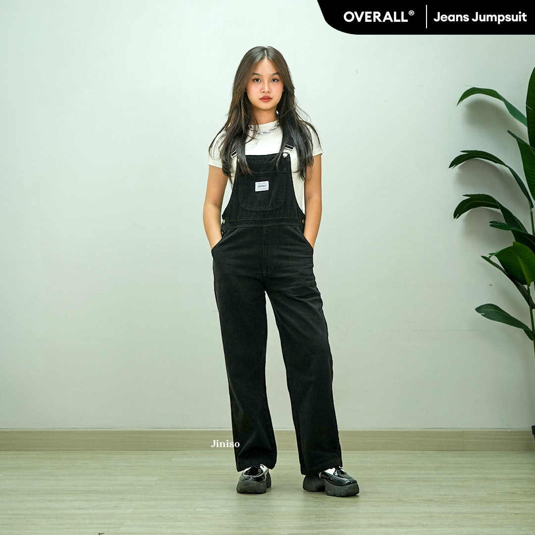 JINISO - Jumpsuit 606 Overall Celana Jeans Panjang