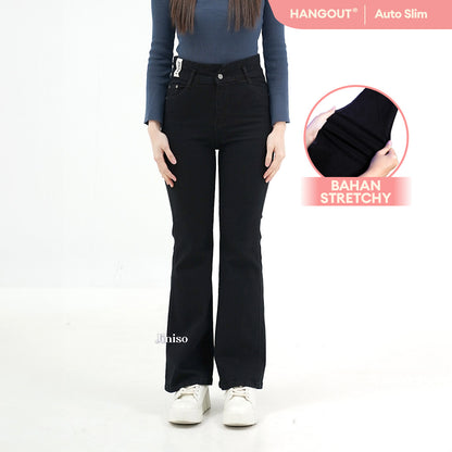 JINISO - Ultra Highwaist Cutbray Stretch Jeans 612 HANGOUT