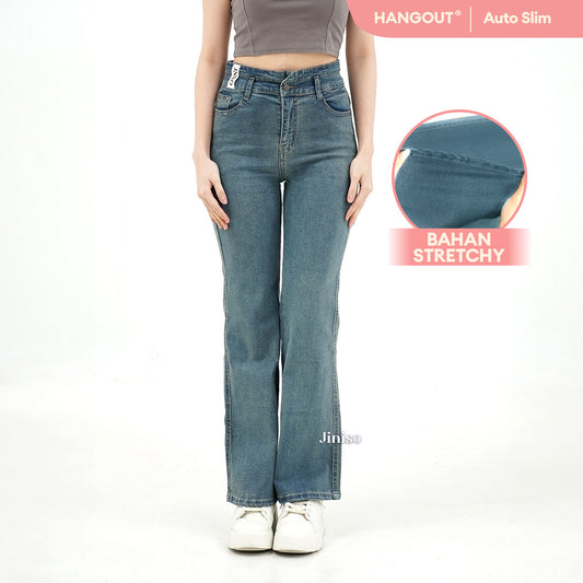 JINISO - Ultra Highwaist Cutbray Stretch Jeans 615 HANGOUT