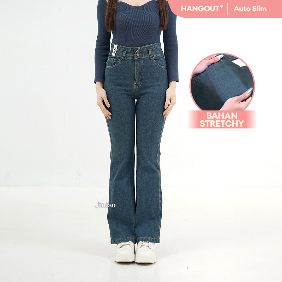 JINISO - Ultra Highwaist Cutbray Stretch Jeans 618 HANGOUT