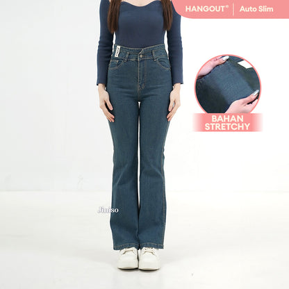 JINISO - Ultra Highwaist Cutbray Stretch Jeans 618 HANGOUT