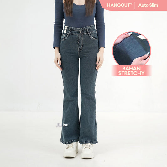 JINISO - Ultra Highwaist Cutbray Stretch Jeans 619 HANGOUT