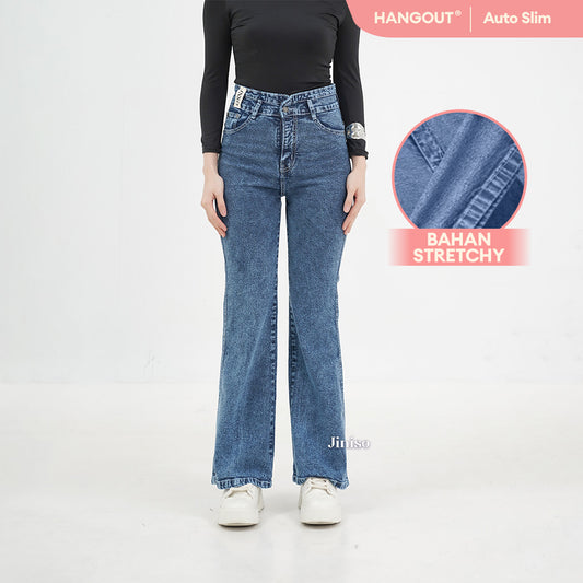 JINISO - Ultra Highwaist Cutbray Stretch Jeans 631 HANGOUT