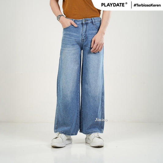 JINISO Baggy Loose Jeans Pria 652