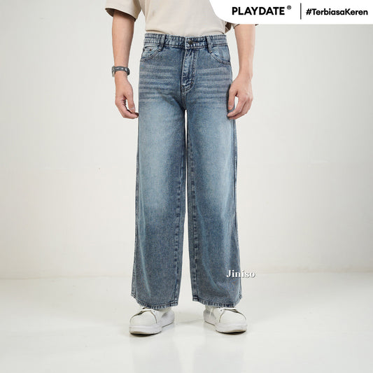 JINISO Baggy Loose Jeans Pria 657