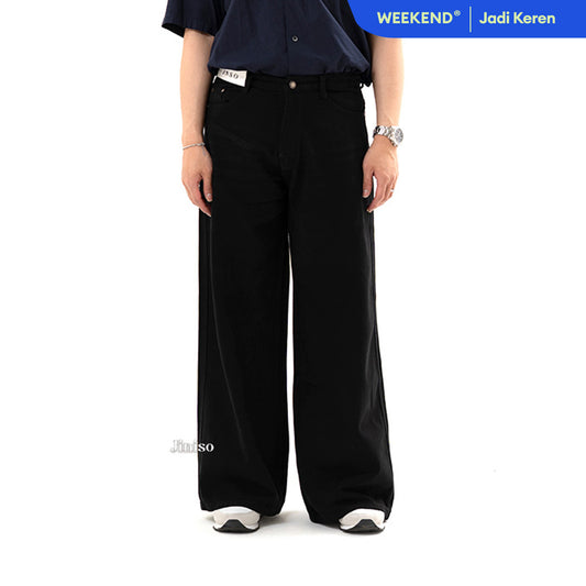 JINISO Oversize Baggy Loose Jeans Pria 676