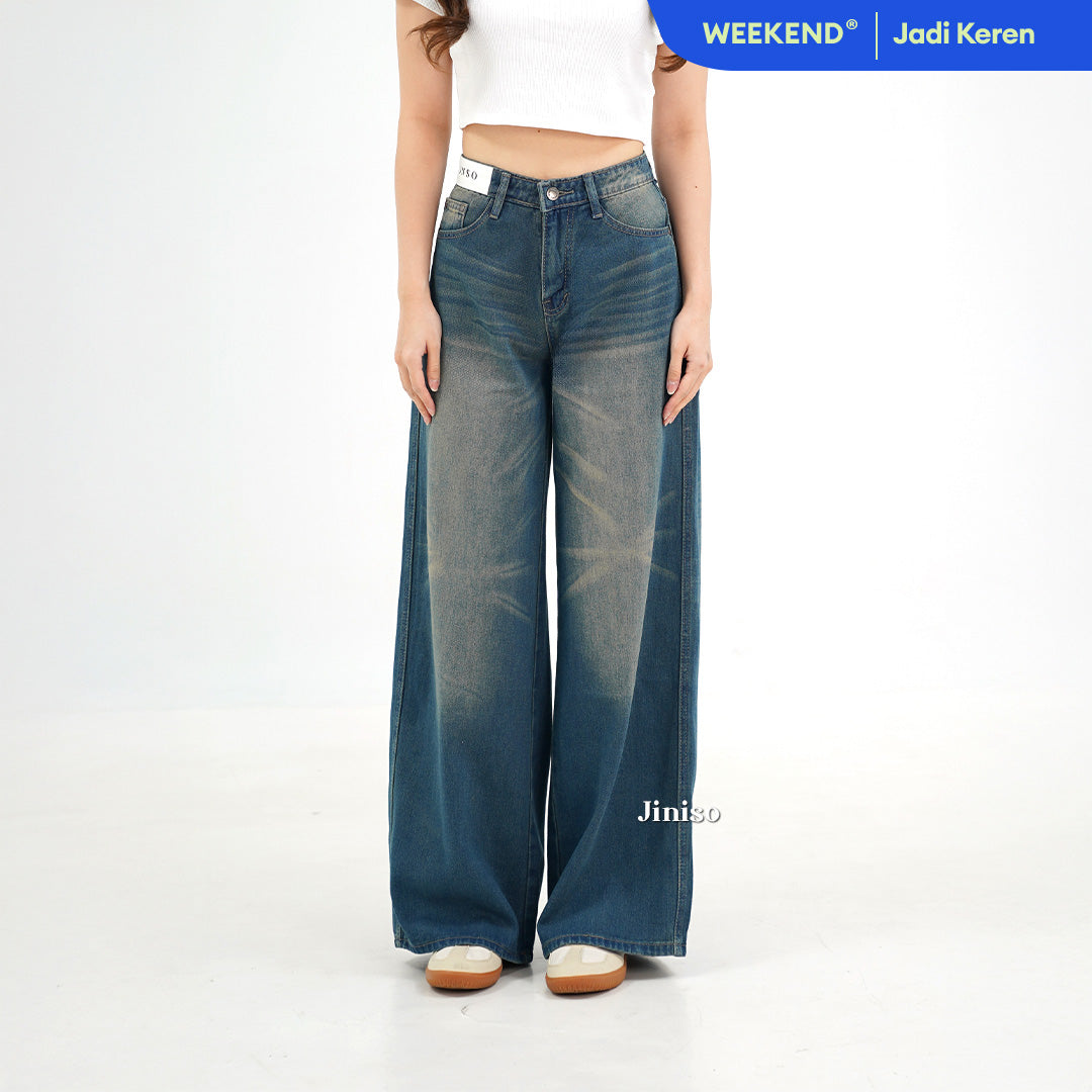 JINISO - Highwaist Oversize Baggy Loose Jeans 684 WEEKEND