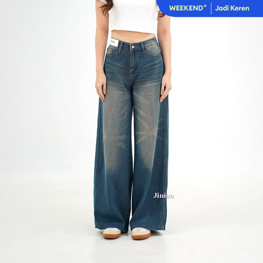 JINISO - Highwaist Oversize Baggy Loose Jeans 684 WEEKEND