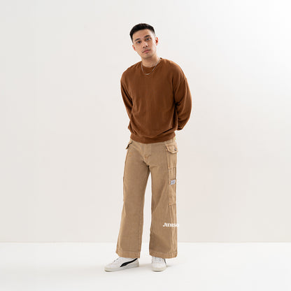 JINISO Cargo Baggy Denim Jeans Pria 412