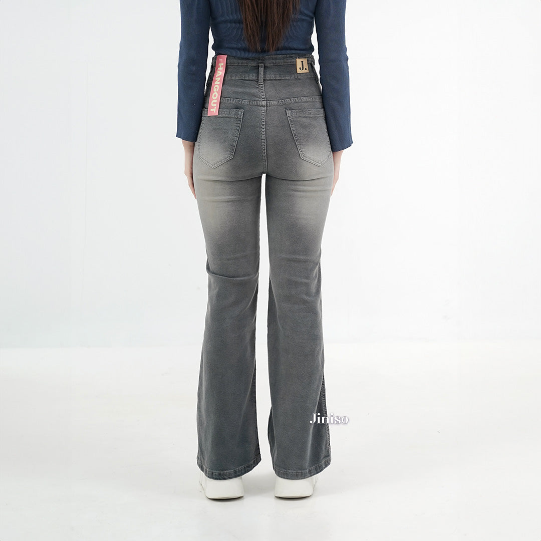 JINISO - Ultra Highwaist Cutbray Stretch Jeans 616 HANGOUT