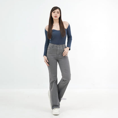 JINISO - Highwaist Stretch Cutbray Pocket Jeans 711 HANGOUT
