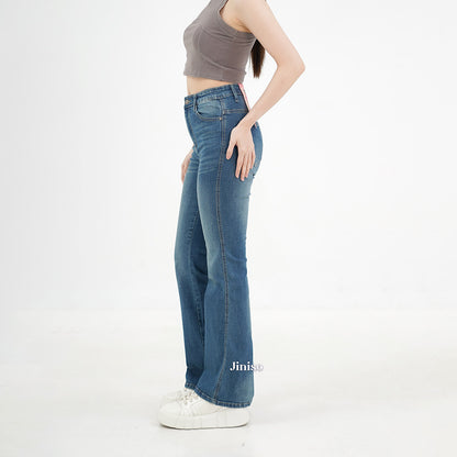 JINISO - Highwaist Stretch Cutbray Pocket Jeans 716 HANGOUT