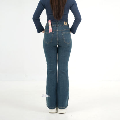 JINISO - Ultra Highwaist Cutbray Stretch Jeans 618 HANGOUT
