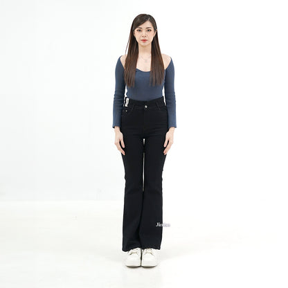 JINISO - Ultra Highwaist Cutbray Stretch Jeans 612 HANGOUT