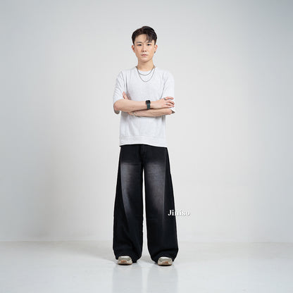 JINISO Oversize Baggy Loose Jeans Pria 773