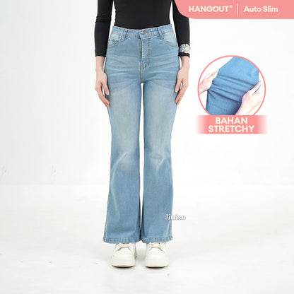 JINISO - Highwaist Stretch Cutbray Pocket Jeans 710 HANGOUT