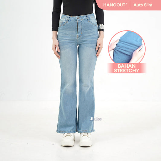 JINISO - Highwaist Stretch Cutbray Pocket Jeans 710 HANGOUT