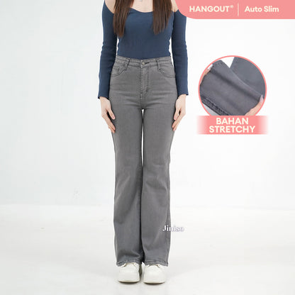 JINISO - Highwaist Stretch Cutbray Pocket Jeans 711 HANGOUT