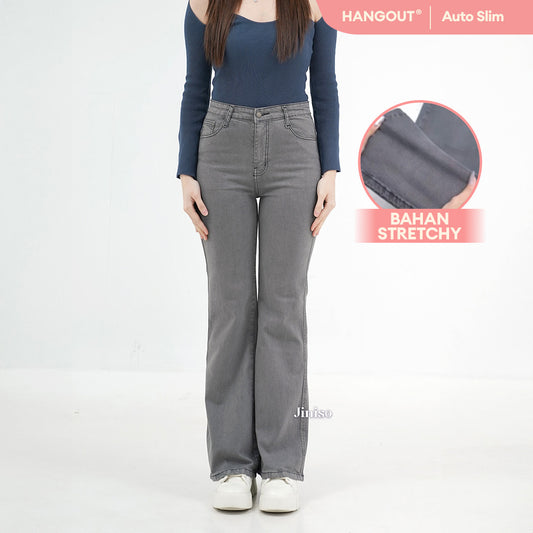 JINISO - Highwaist Stretch Cutbray Pocket Jeans 711 HANGOUT