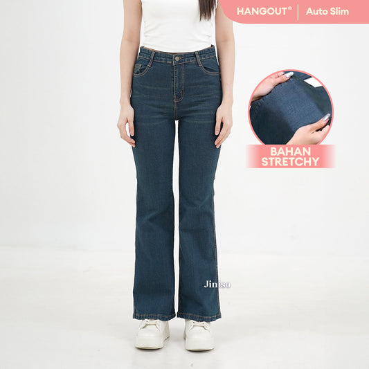 JINISO - Highwaist Stretch Cutbray Pocket Jeans 712 HANGOUT