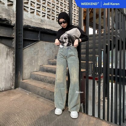 JINISO - Highwaist Oversize Baggy Loose Jeans 770 WEEKEND