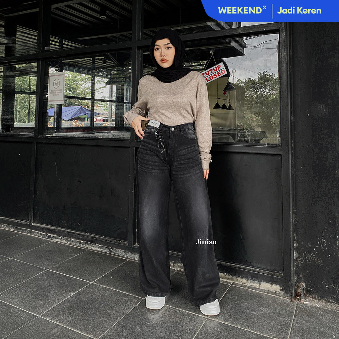 JINISO - Highwaist Oversize Baggy Loose Jeans 781 WEEKEND