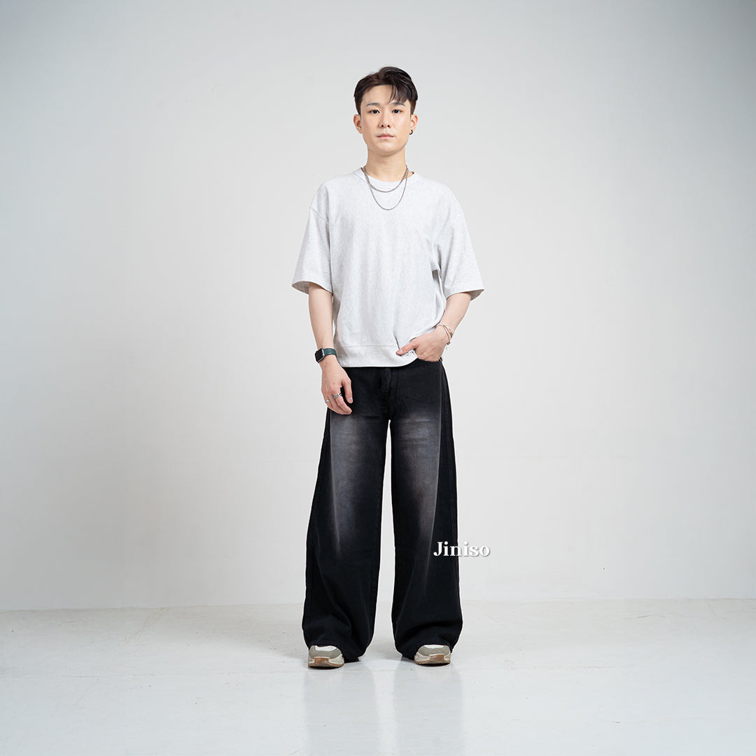 JINISO Oversize Baggy Loose Jeans Pria 773