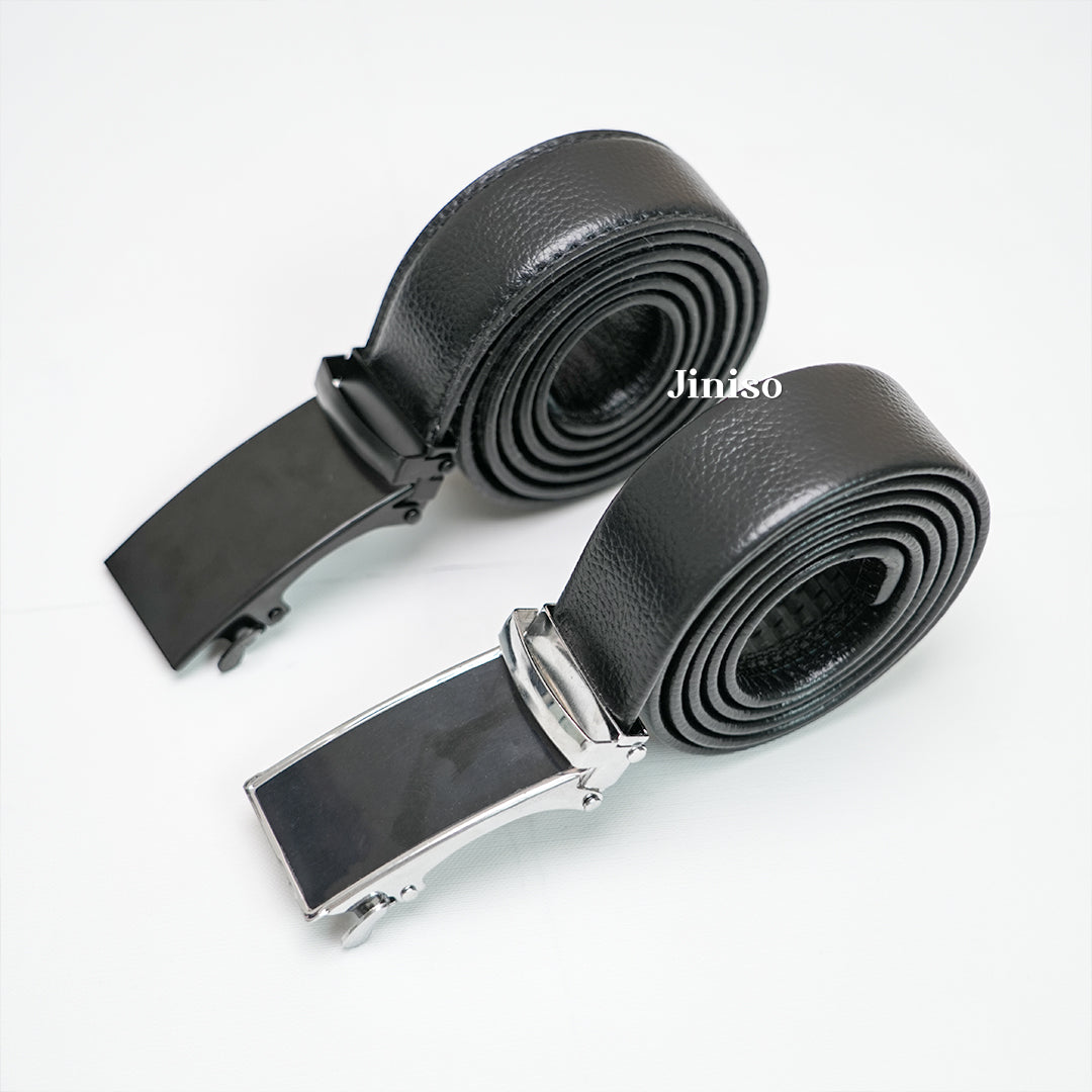 JINISO Ikat Pinggang Pria Black Straptic Belt