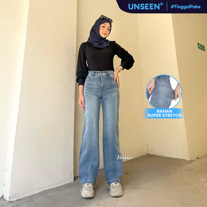 JINISO - Highwaist Straight Jeans Loose Stretch 831 UNSEEN