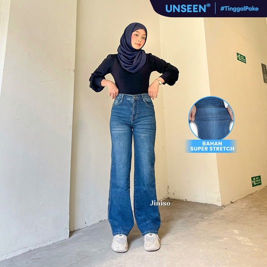 JINISO - Highwaist Straight Jeans Loose Stretch 833 UNSEEN