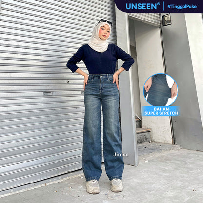 JINISO - Highwaist Straight Jeans Loose Stretch 834 UNSEEN