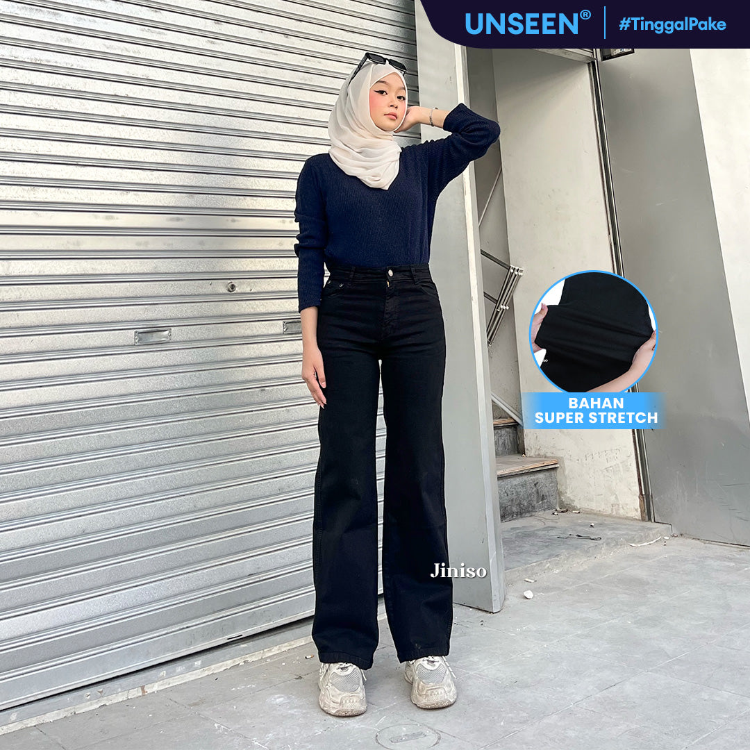 JINISO - Highwaist Straight Jeans Loose Stretch 836 UNSEEN