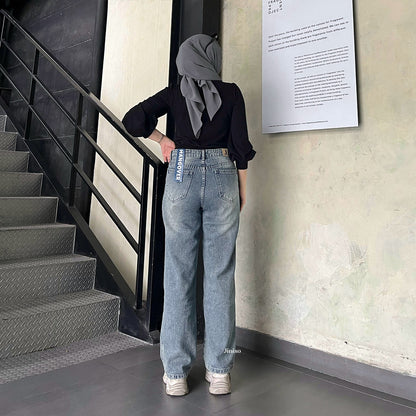JINISO - Highwaist Loose Jeans 877 HANGOVER