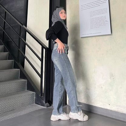 JINISO - Highwaist Loose Jeans 877 HANGOVER