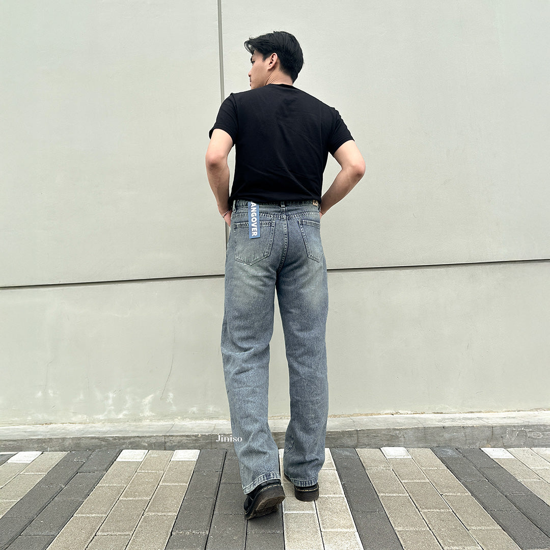 JINISO Loose Denim Jeans Pria 877
