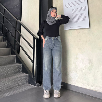 JINISO - Highwaist Loose Jeans 877 HANGOVER