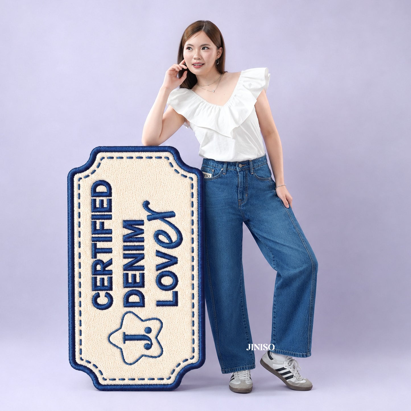 JINISO - Highwaist Barrel Jeans 880 ATTENTION