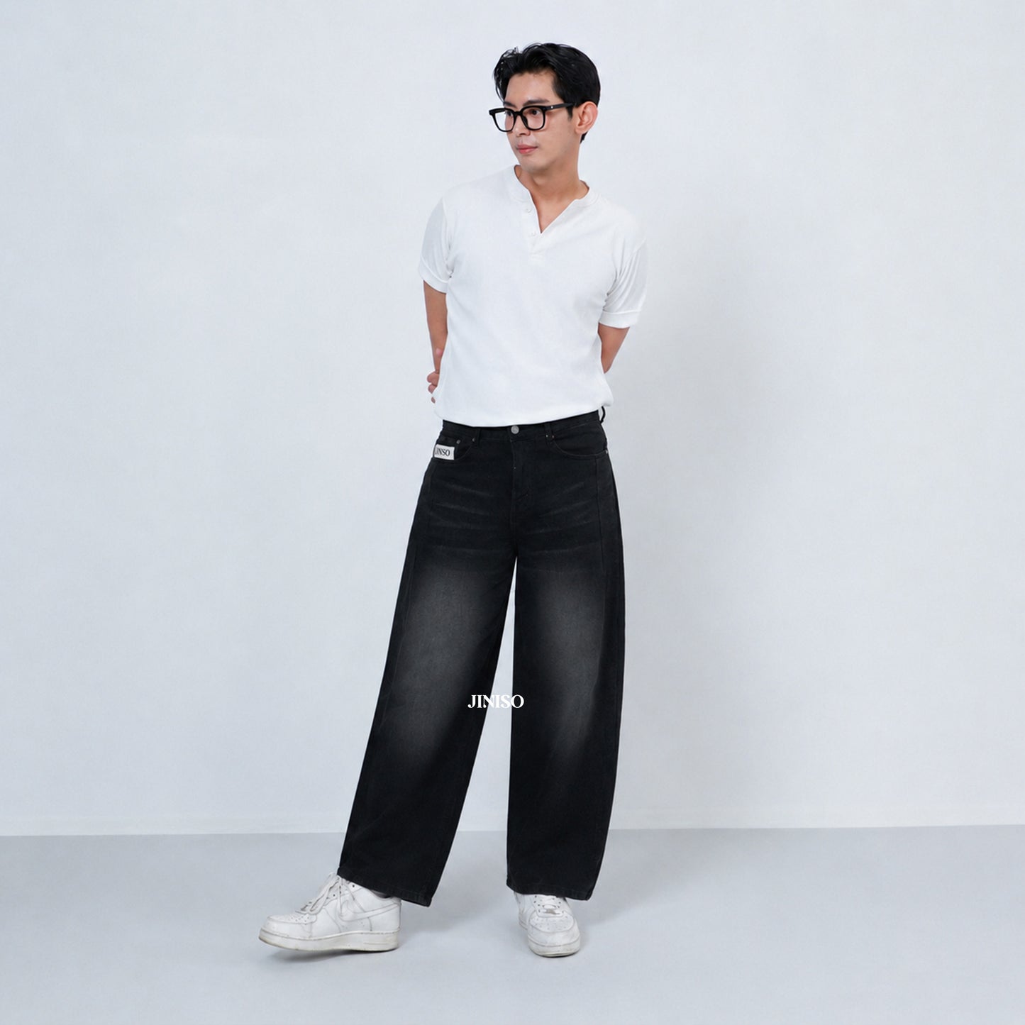 JINISO Barrel Jeans Pria 881