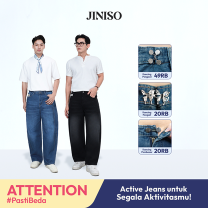JINISO Barrel Jeans Pria 881