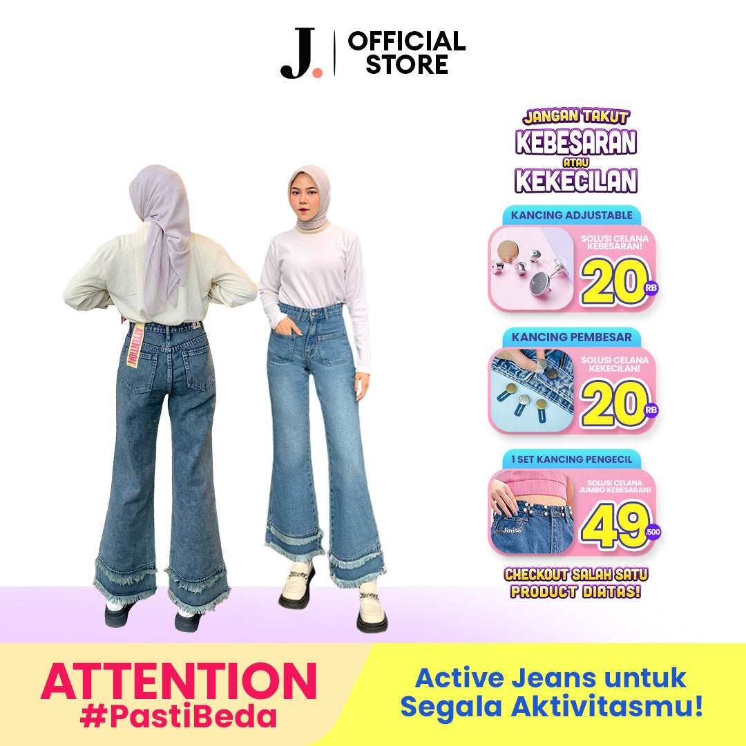 JINISO - HW Cutbray Raw Jeans 640 ATTENTION