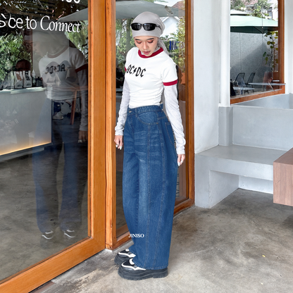 JINISO - Highwaist Barrel Jeans 880 ATTENTION