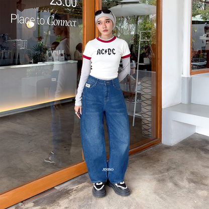 JINISO - Highwaist Barrel Jeans 880 ATTENTION