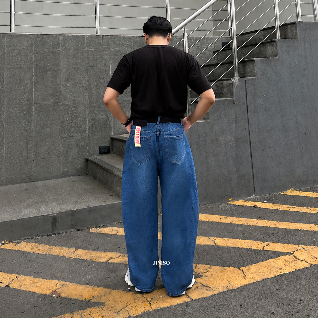JINISO Barrel Jeans Pria 880