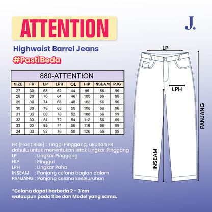 JINISO Barrel Jeans Pria 880