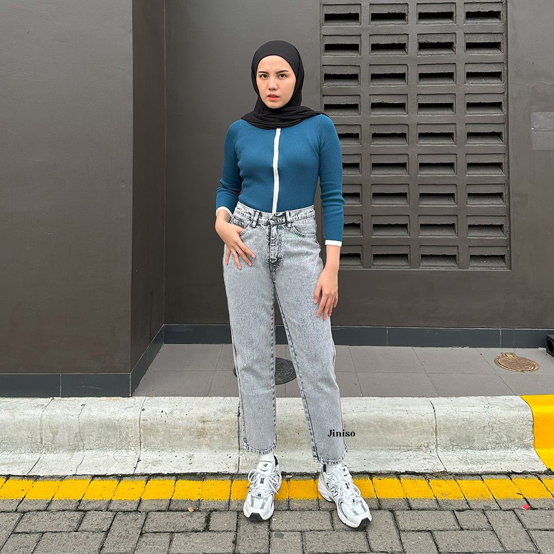 JINISO - Highwaist Mom Jeans 360 BREAK FREE