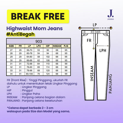 JINISO - Baggy Mom Jeans 903 BREAK FREE